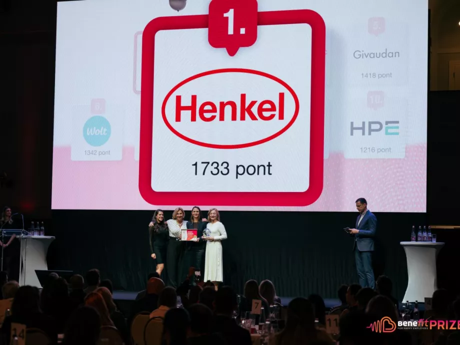 Ismét bizonyított a Henkel: élen a munkavállalói jóllét terén