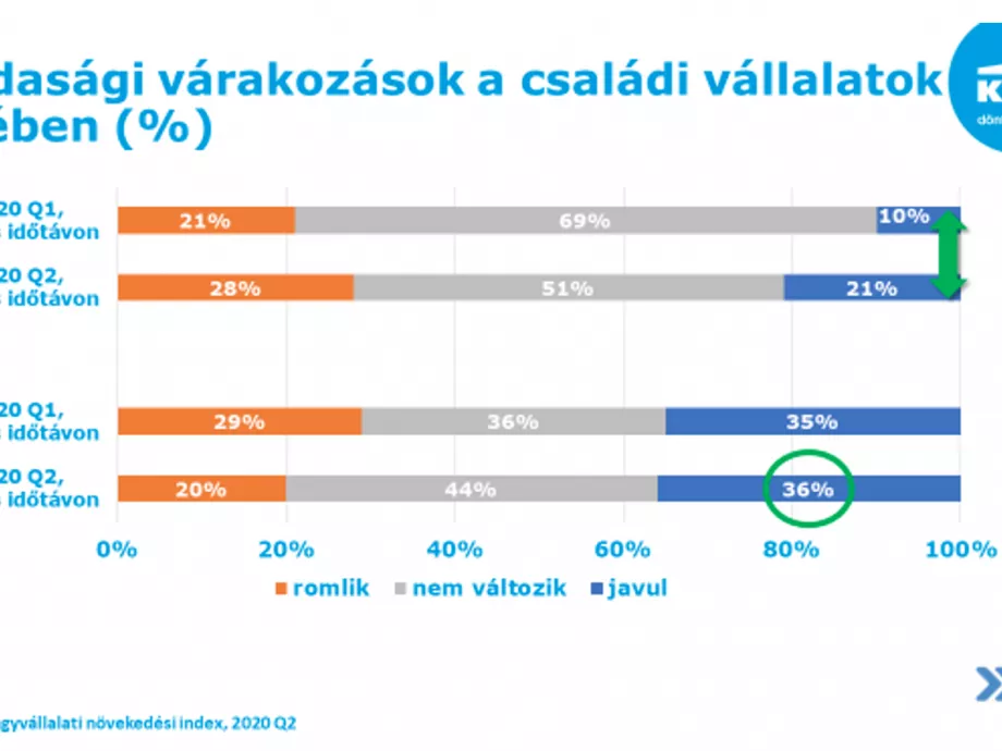 A családi vállalatok 29%-a azt várja, egy év múlva kedvezőbb helyzetben lesz