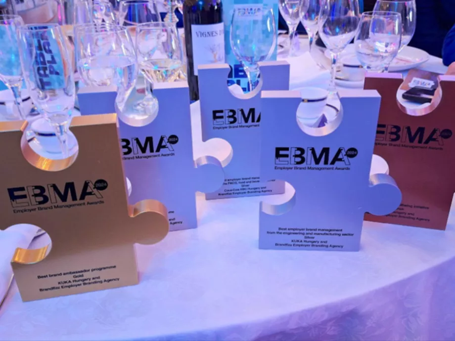 Öt shortlistet öt díjra váltott a Coca-Cola HBC és a KUKA Hungária az Employer Brand Management Awards-on