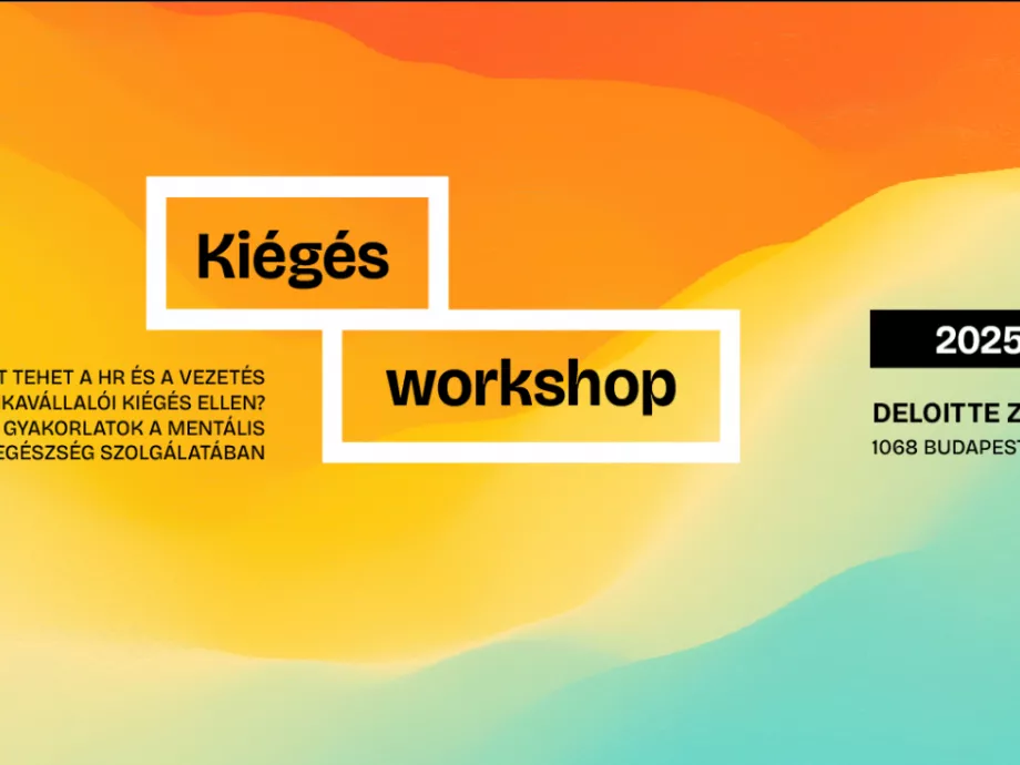Mutatjuk, kik lesznek az I. Kiégés workshop előadói!