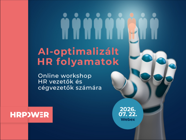 AI-optimalizált HR folyamatok - Online workshop